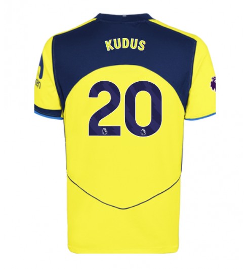 Tottenham Hotspur Mohammed Kudus #20 Tredjedrakt 2025-26 Korte ermer Tottenham Hotspur Mohammed Kudus #20 Tredjedrakt 2025-26 Korte ermer